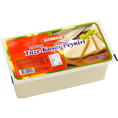 Altinkilic Full Fat Fresh Kashkaval 35.3 oz (1000 g) - Authentic Turkish & Mediterranean Food | TG Gourmet