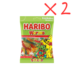 Haribo Worms 2.82 oz (80 g) Pack x 2 pcs -Big Size - Authentic Turkish & Mediterranean Food | TG Gourmet