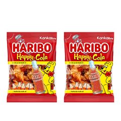 Haribo Happy Cola 2.82 oz (80 g) Pack x 2 pcs- Big Size - Authentic Turkish & Mediterranean Food | TG Gourmet