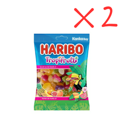 Haribo Tropifrutti 2.82 oz (80 g) × 2 pcs - Big Size - Authentic Turkish & Mediterranean Food | TG Gourmet
