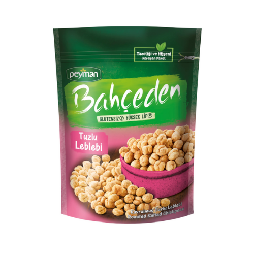 Peyman Bahceden Salted Chickpeas (Leblebi) 5.29 oz (150g) - Gluten Free Snack | TG Gourmet