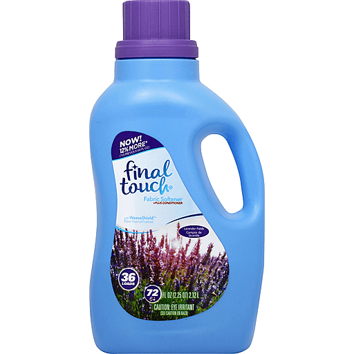 Final Touch Fabric Softener Lavender Fields 72 fl oz Bottle | TG Gourmet