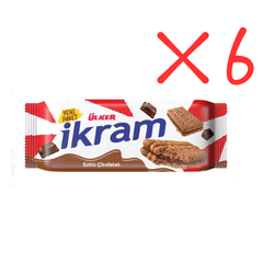 Ulker Ikram Chocolate Cream Biscuits 2.96 oz (84 g ) X 6 pcs - Authentic Turkish & Mediterranean Food | TG Gourmet