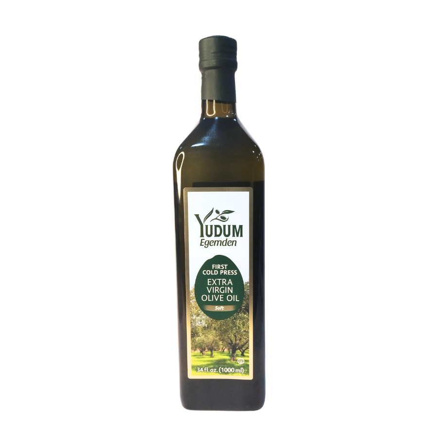 Yudum Egemden Extra Virgin Olive Oil 34 fl oz (1 L) Glass Bottle | TG Gourmet