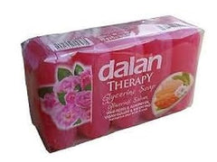 DALAN GLYCERINE SOAP|| 70g x 5 || WILD ROSES & ALMOND OIL - Authentic Turkish & Mediterranean Food | TG Gourmet