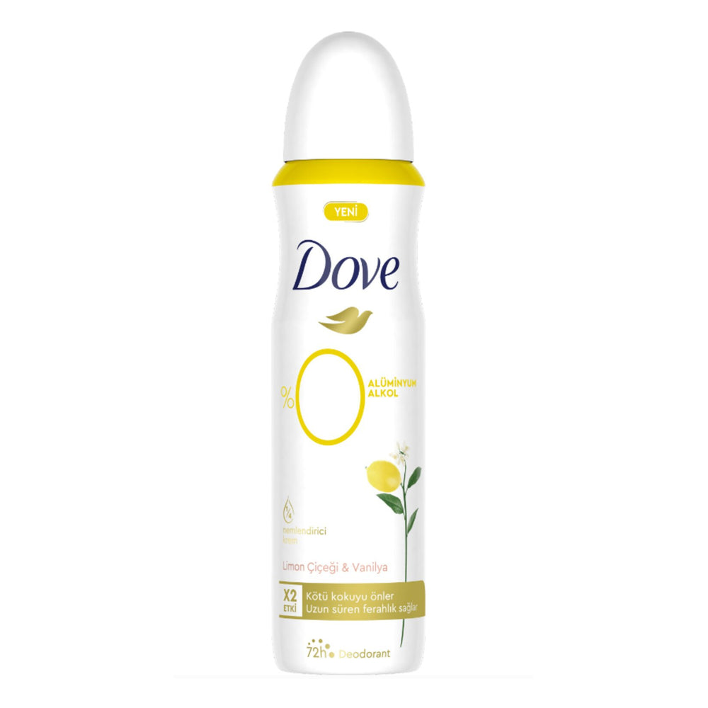 Dove Vanilla Scented Deodorant Body Spray 5.07 fl oz (150 ml) Can | TG Gourmet