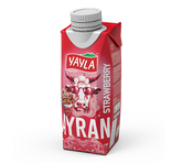 Yayla Strawberry Ayran 8.45 fl oz Tetra Pack - Authentic Turkish & Mediterranean Food | TG Gourmet