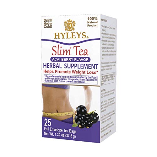 Hyleys Garcinia Cambogia Herbal Tea with Acai Berry, 25 Tea Bags 1.32 oz | TG Gourmet