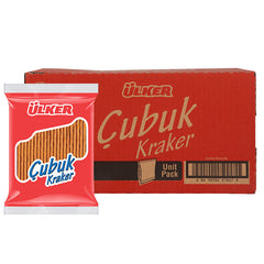 Ulker Plain Stick Crackers 2.82 oz (80 g) - Large Pack x 20 pcs - Authentic Turkish & Mediterranean Food | TG Gourmet