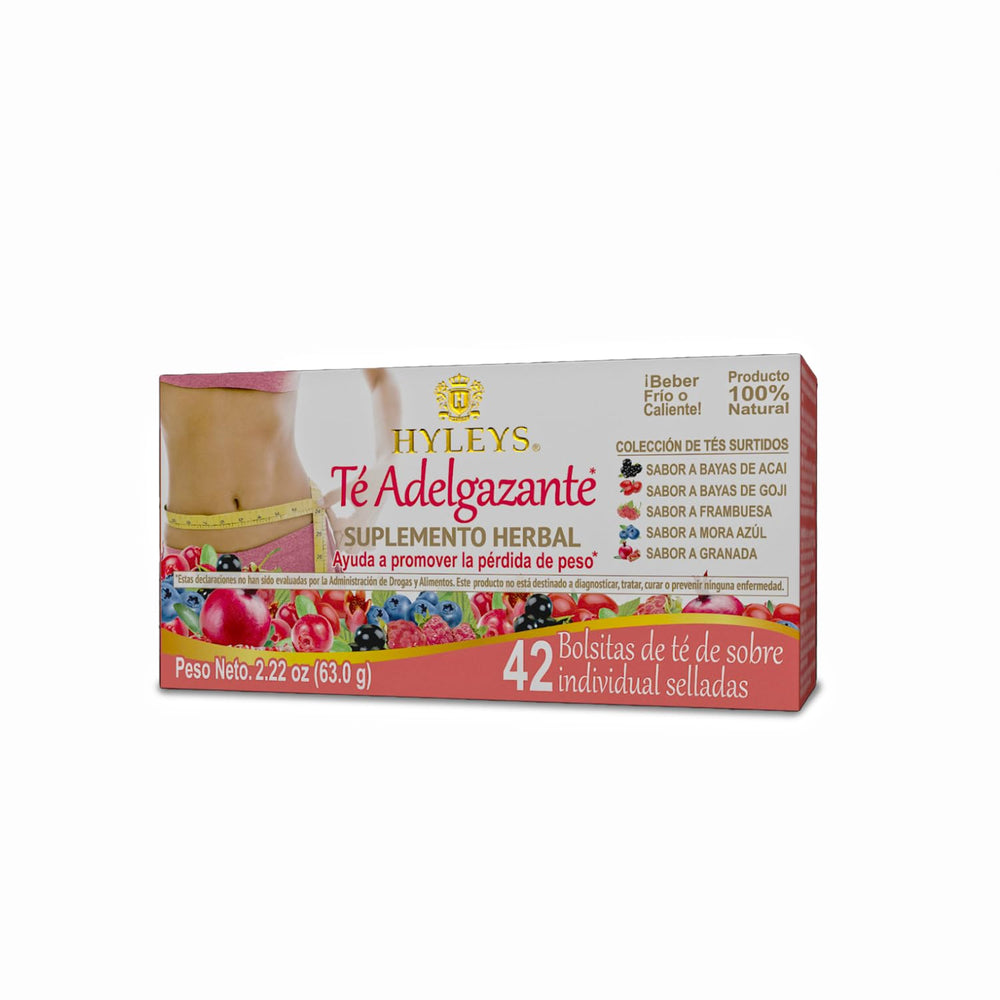 Hyleys Slim Tea Collection Kit, 42 Tea Bags 2.22 oz Assorted Program Box | TG Gourmet