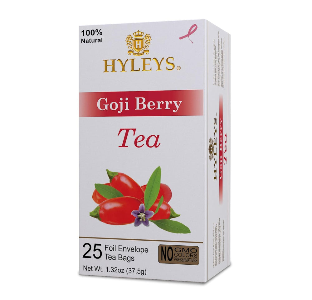 Hyleys Colon Cleanse Herbal Tea Goji Berry, 25 Tea Bags 1.32 oz (Kosher) | TG Gourmet