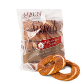 Maun Plain Bagel 110gr x 50pcs Simit (BULK) - Authentic Turkish & Mediterranean Food | TG Gourmet