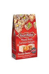Hazerbaba Turkish Delight /Mix Nut,Cnut/ 3.5oz(100g)Pouch - TULUMBA