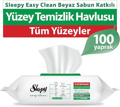 Sleepy Easy Clean White Soap Wet Wipes-100 - Authentic Turkish & Mediterranean Food | TG Gourmet