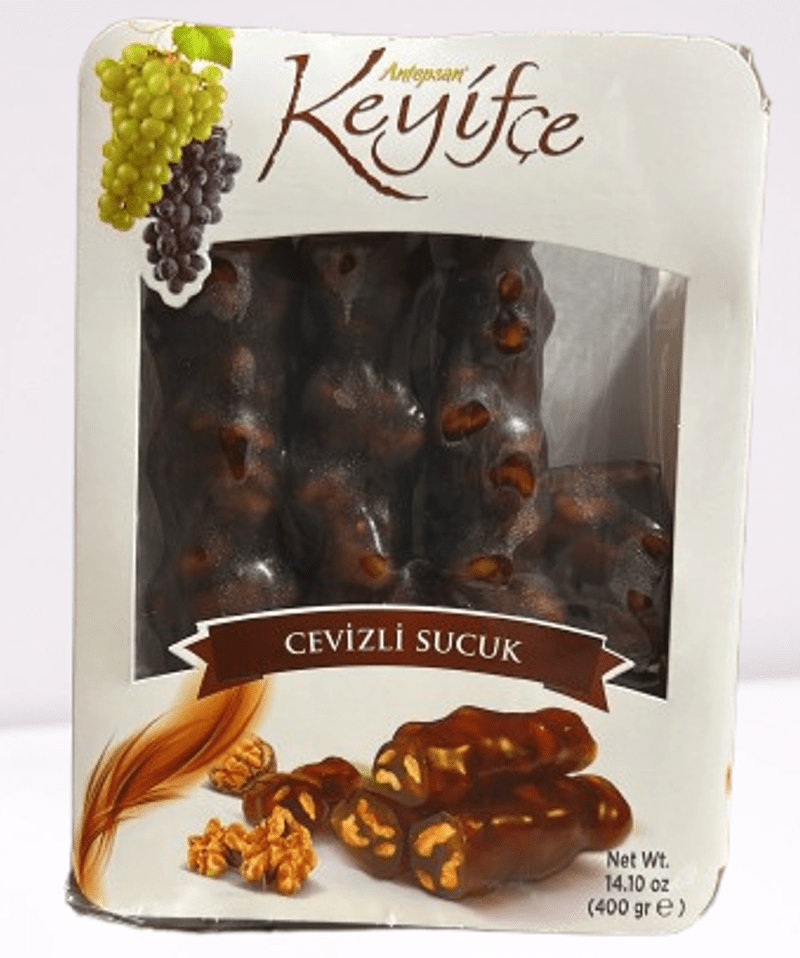 Keyifce Molasses Roll with Walnut 14.1 oz (400g) - Pekmez Lokum | TG Gourmet