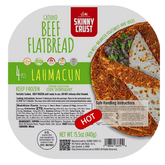Lahmacun Skinny Crust G. Beef Flatbread Spicy (Hot) – 4 pcs - Authentic Turkish & Mediterranean Food | TG Gourmet