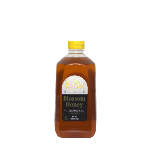 Bolio Blossom Honey Squeeze Bottle 5 lb (2268g) - Family & Baker Size | TG Gourmet