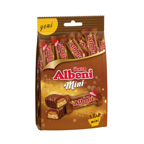 Ulker Albeni Mini Chocolate Bars Multi-Pack 3.14 oz (89 g) - Authentic Turkish & Mediterranean Food | TG Gourmet