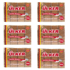 Ulker Potibor Biscuits 28.2 oz (800 g) (Pack of 4) x 6 pcs - Authentic Turkish & Mediterranean Food | TG Gourmet