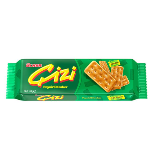Ulker Cizi Plain Crackers 2.47 oz (70 g) - Authentic Turkish & Mediterranean Food | TG Gourmet
