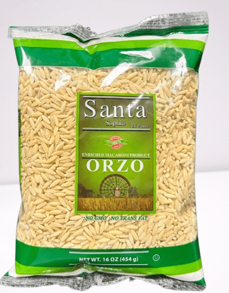 Santa Orzo Pasta (Arpa Sehriye) 16 oz (1 lb) Pack - Pilaf Pasta | TG Gourmet