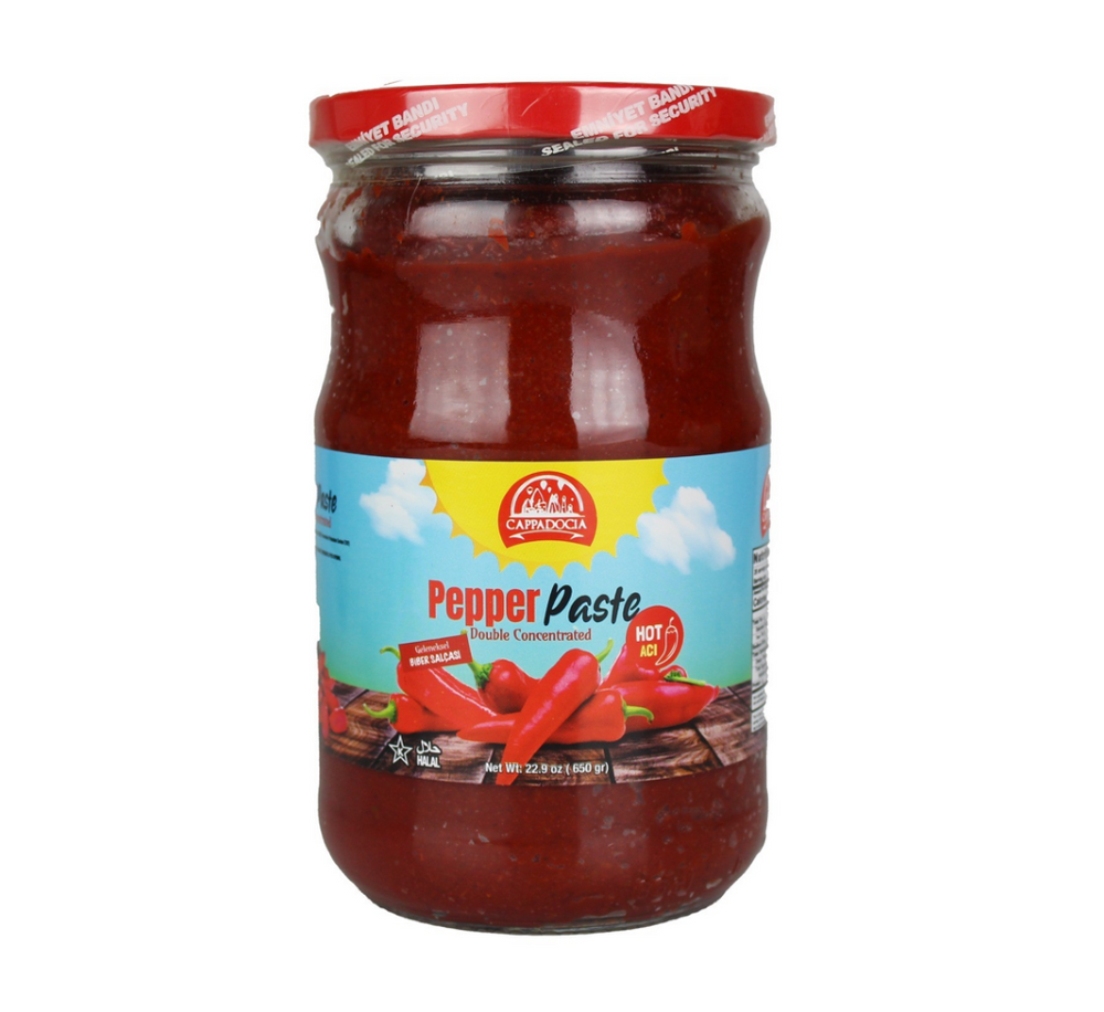 Cappadocia Premium Hot Pepper Paste Kosher 23 oz (650g) Jar - Heat | TG Gourmet