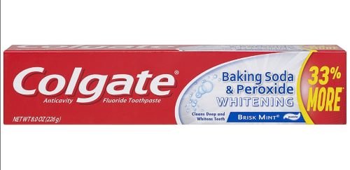 COLGATE 8OZ BAKING SODA PEROXIDE WHITENING - TULUMBA