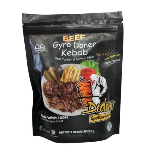 Dedem Beef Gyro Doner Kebab 8 oz (227g) - Weeknight Wrap Size | TG Gourmet