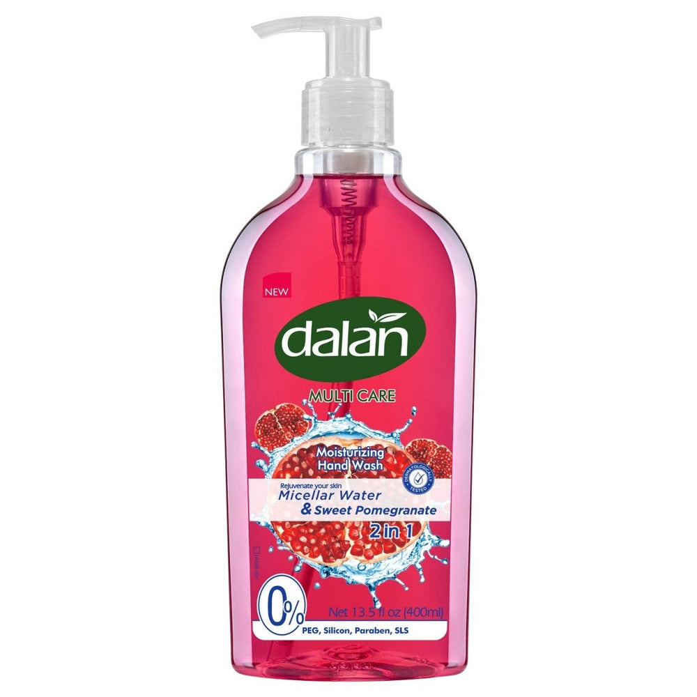 Dalan Multi-Care Liquid Hand Soap Sweet Pomegranate 13.5 fl oz (400 ml) Pump | TG Gourmet