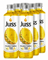 JUSS PINEAPPLE/LEMON BASIL SEED DRINK 8.45 OZ (250ML) (GLASS BOTTLE) - TULUMBA