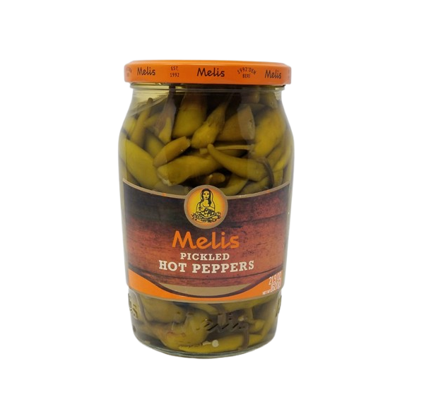 Melis Pickled Hot Peppers 24.3 fl oz (720 ml) Jar - Aci Biber Tursusu | TG Gourmet