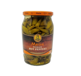 MELIS PICKLED HOT PEPPERS 720 ML (24.3 FL OZ) - Authentic Turkish & Mediterranean Food | TG Gourmet