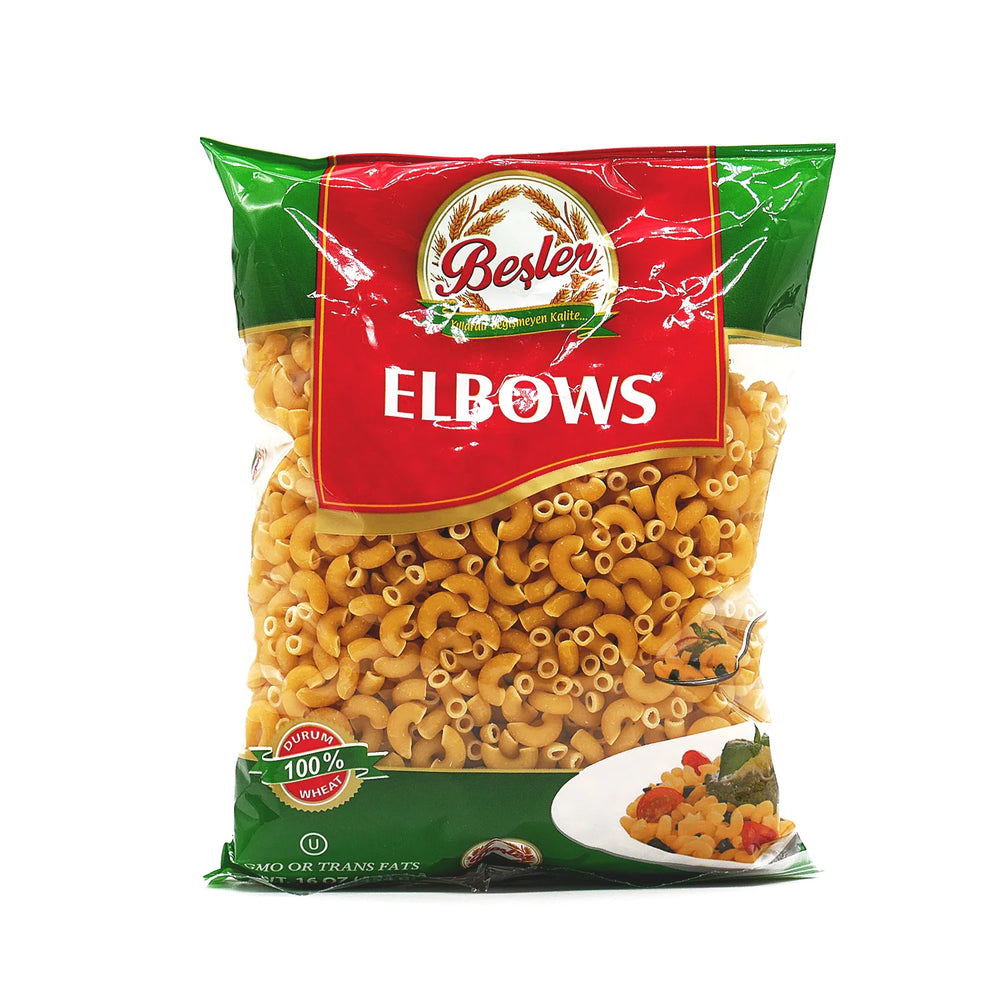 Besler Elbow Pasta 454g - Authentic Turkish & Mediterranean Food | TG Gourmet