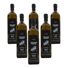 Rosolini Gold Extra Virgin Olive Oil 34 fl oz Glass Bottle x 6 pcs - Authentic Turkish & Mediterranean Food | TG Gourmet