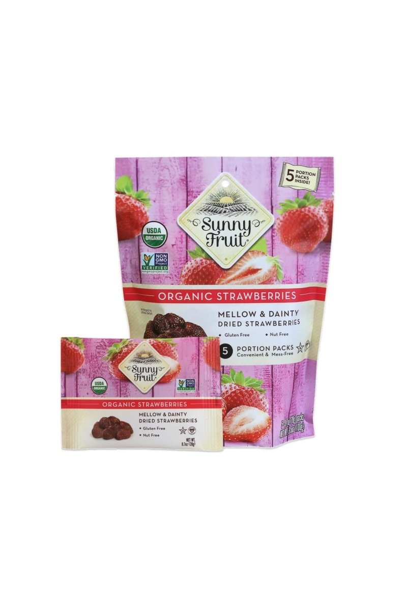 Sunny Fruit Organic Strawberry 5pk 0.7oz - TULUMBA