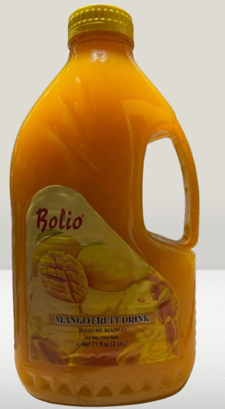 Bolio Mango Fruit Drink 71 fl oz (2.1 L) Bottle - Thick Tropical Gold | TG Gourmet