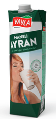 YAYLA AYRAN MINT 33.8 FL OZ (1 LT) (TETRA PACK)15.9 - TULUMBA