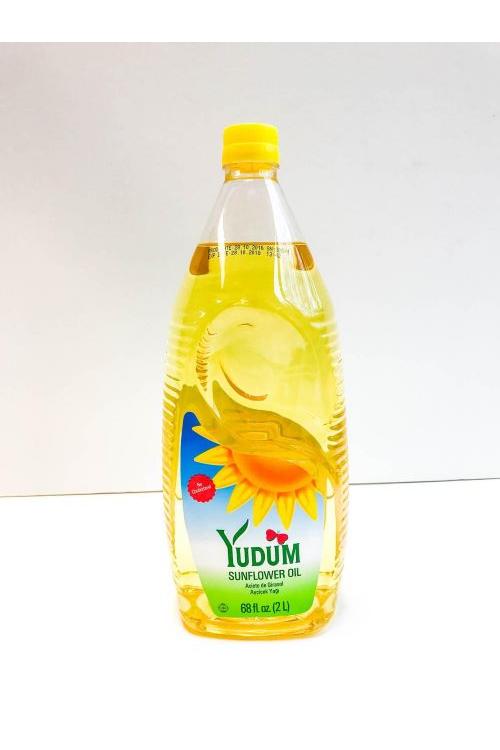 Yudum Sunflower Oil 68 fl oz (2 L) Bottle - The Mid-Size Refill | TG Gourmet