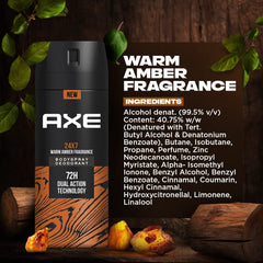 Axe Body Spray Warm Amber 5.3 fl oz (150 ml)