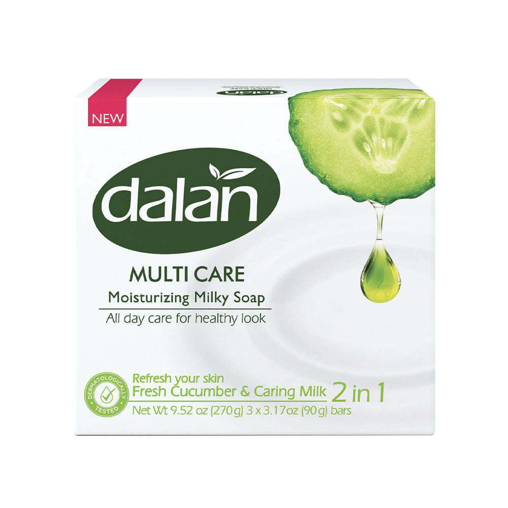 Dalan Bar Soap Fresh Cucumber 3 ct x 3.14 oz (90 g)