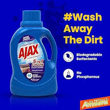 AJAX LIQUID LAUNDRY DETERGENT 5 IN 1 FUSION MIDNIGHT FRESSIA 60 OZ - Authentic Turkish & Mediterranean Food | TG Gourmet