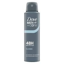 Dove Classic Deodorant Body Spray for Men 5.07 fl oz (150 ml) | TG Gourmet