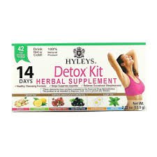HYLEYS 14 - DAY DETOX KIT | 42 TEA BAGS | 2.22oz X 42 - TULUMBA