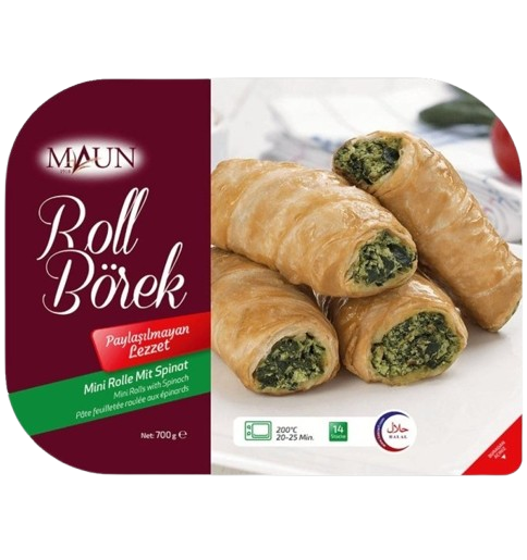 Maun Roll Pastry With Spinach & Chesee 500gr - Authentic Turkish & Mediterranean Food | TG Gourmet