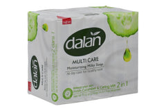 Dalan Multi Care Moisturizing Soap 2 in 1 (Fresh Cucumber & Caring Milk, 3 Pack) - Authentic Turkish & Mediterranean Food | TG Gourmet