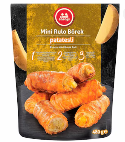 Simit Sarayi Mini Roll Pastry with Potato 16.9 oz (480g) Borek