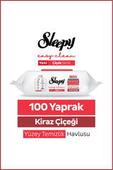 Sleepy Mop Adaptable Cherry Blossom Easy Clean Wet Wipes 20 ct