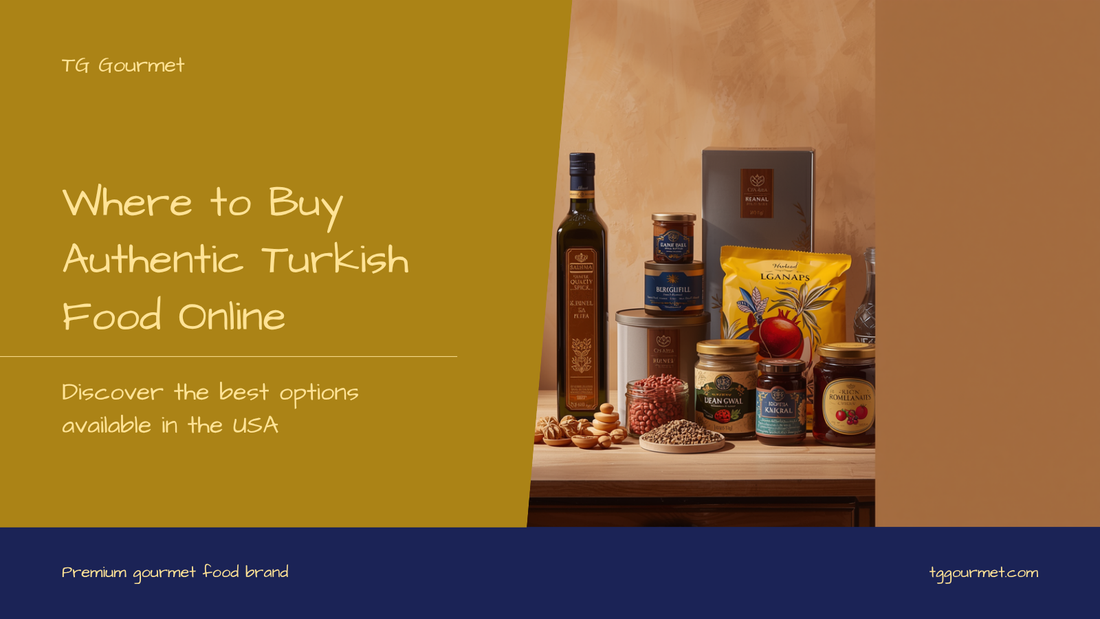 Assortment of authentic Turkish food and pantry products