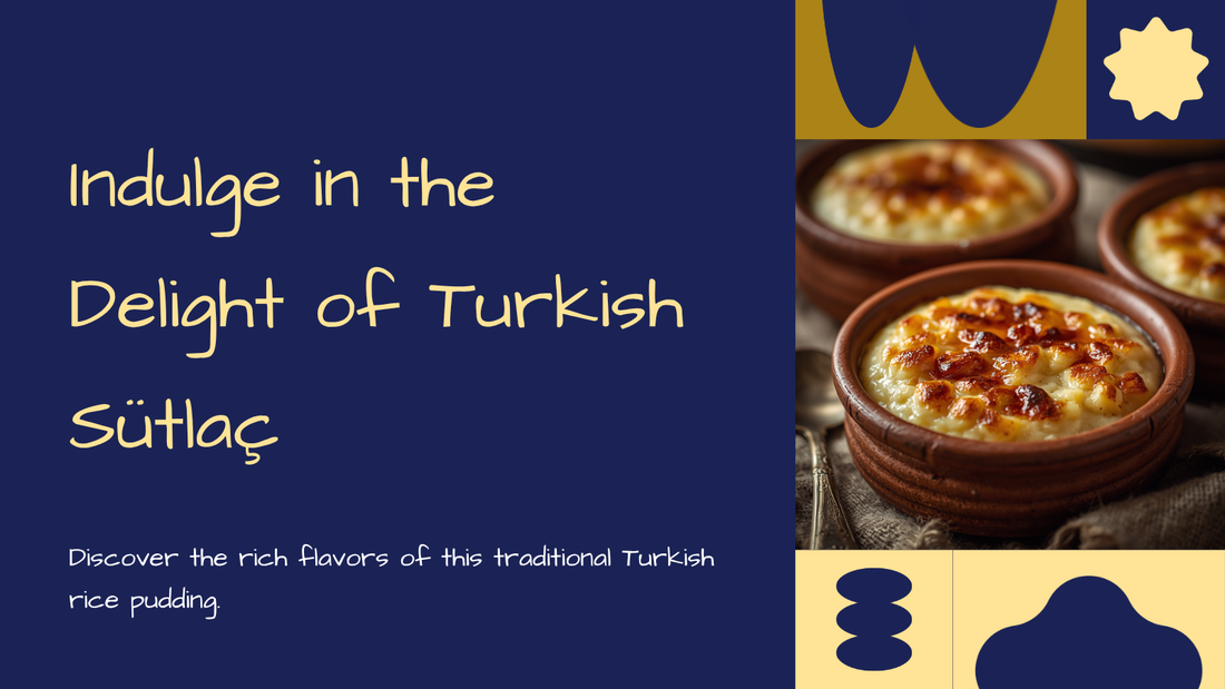 Traditional Turkish baked rice pudding (sütlaç) in earthenware bowls with caramelized golden-brown tops