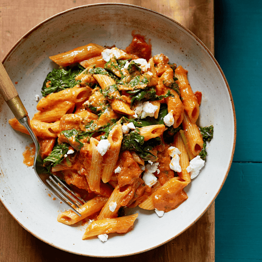 Creamy Roasted Red Pepper Pasta Recipe - TULUMBA